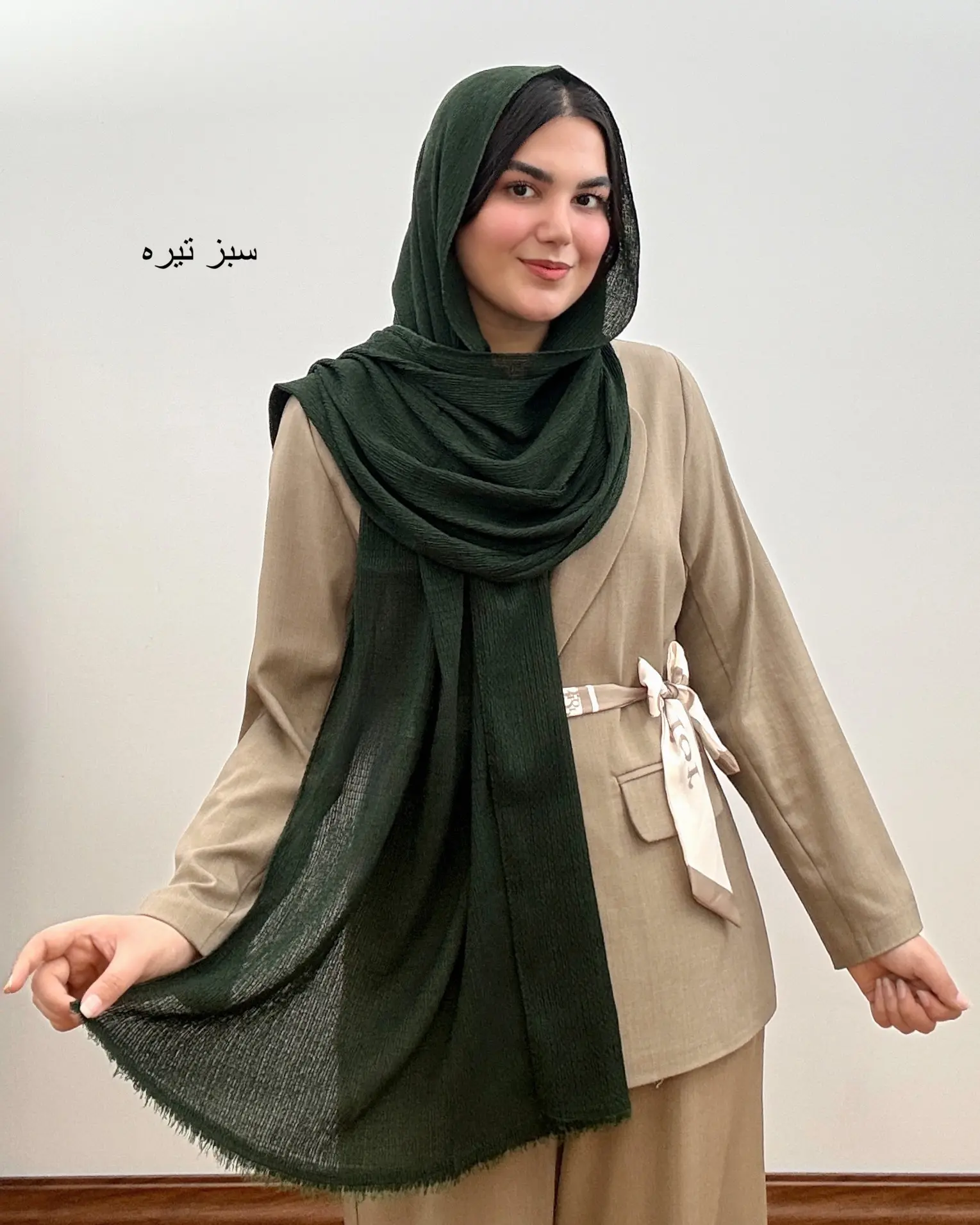 شال نخی دخترانه مدل آرکا